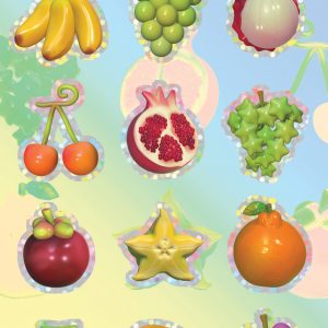 Bountiful Fruit Sticker Sheet