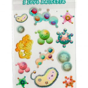 Little Bacteria Clear Sticker Sheet