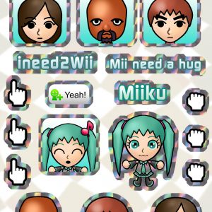 I LOVE MII Sticker Sheet