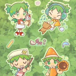 Yotsuba Sticker Sheet