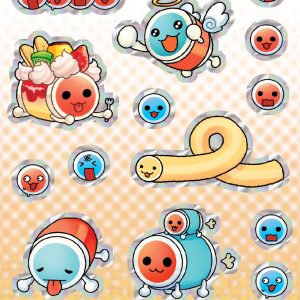 I Love Taiko Sticker Sheet