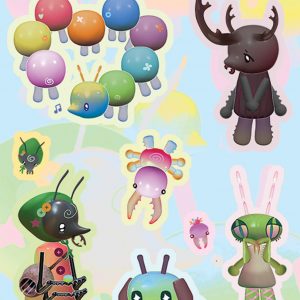 I love bugs sticker sh