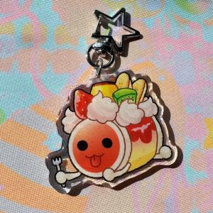 Taiko Cake Keychain