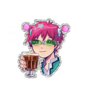 Saiki Coffee Jelly or Gun Sticker