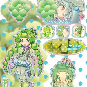 Green Grapes Sticker Sheet