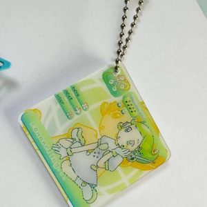 Green Android Lenticular Keychain