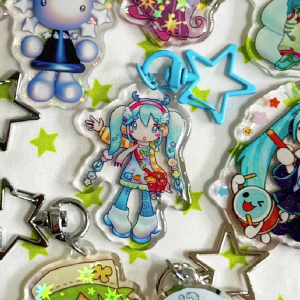 MoMiku Keychain