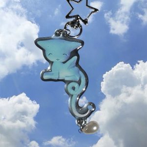 Blue Sphinx Keychain