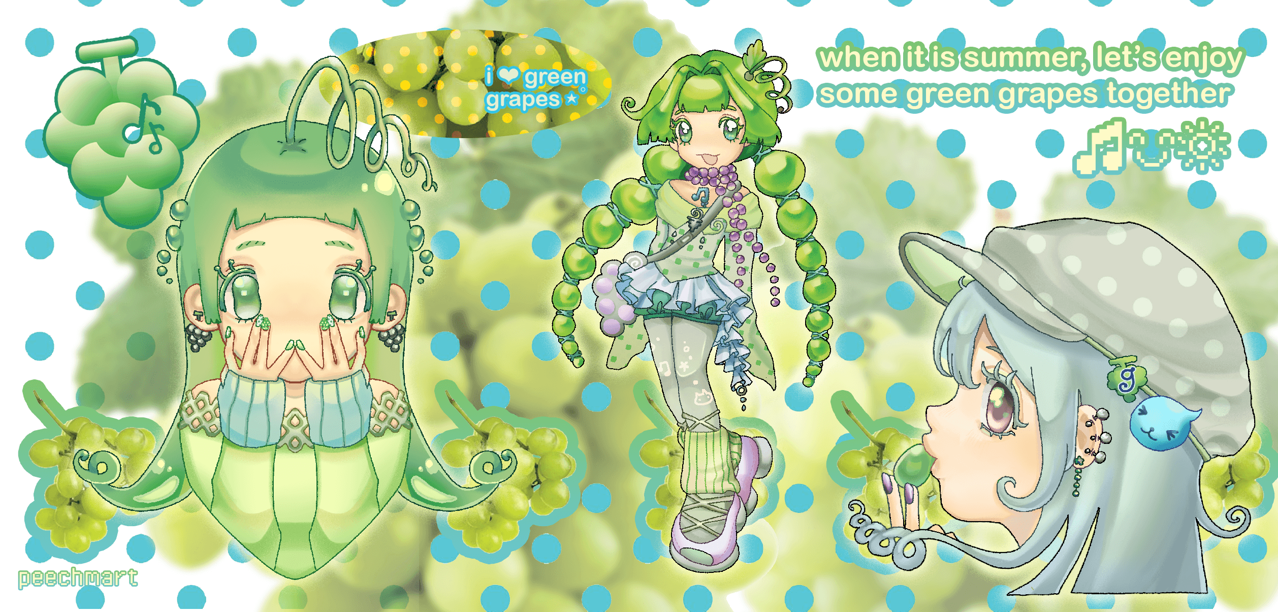 Green Grapes - DL Print - Image 2