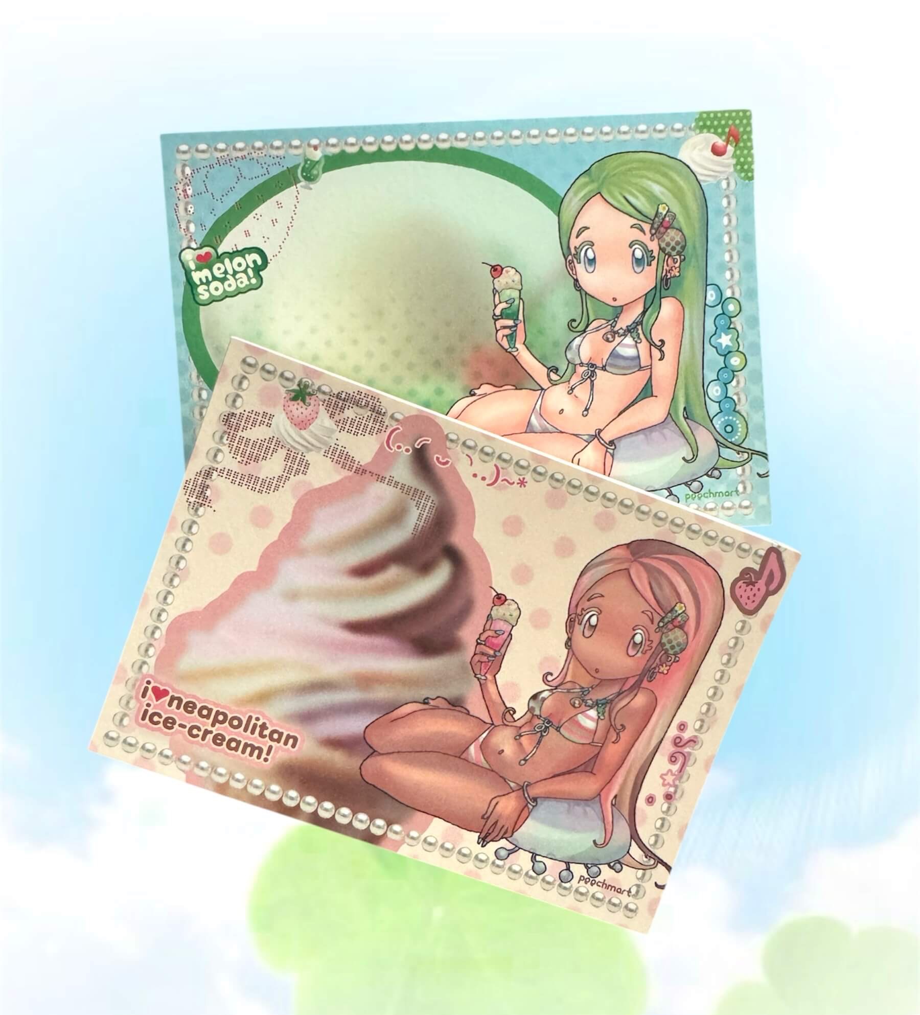 Melon Soda Girls - Memopad