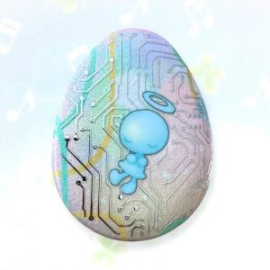 Angel in Making- Egg Badge