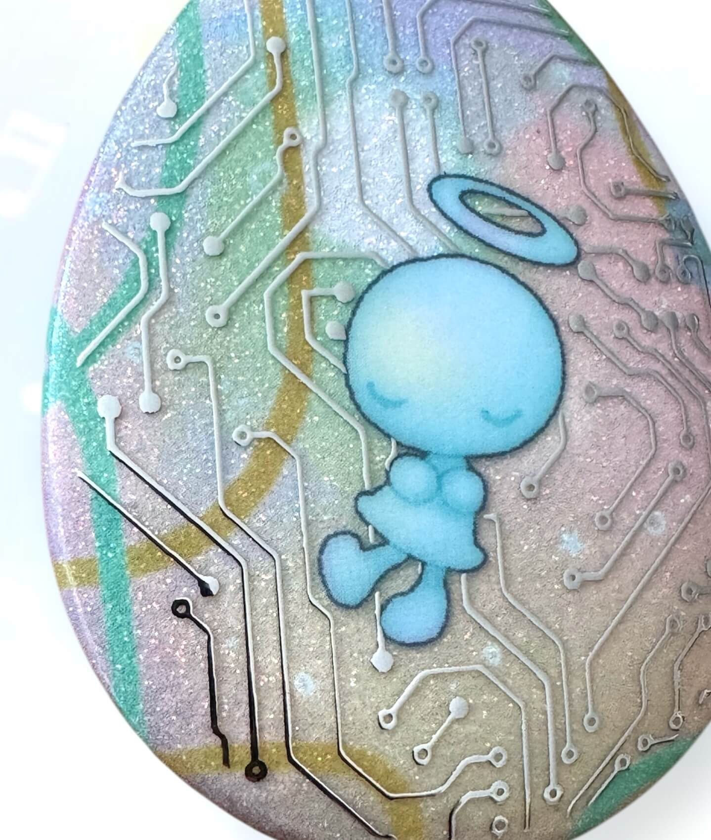 Angel in Making- Egg Badge - Image 3