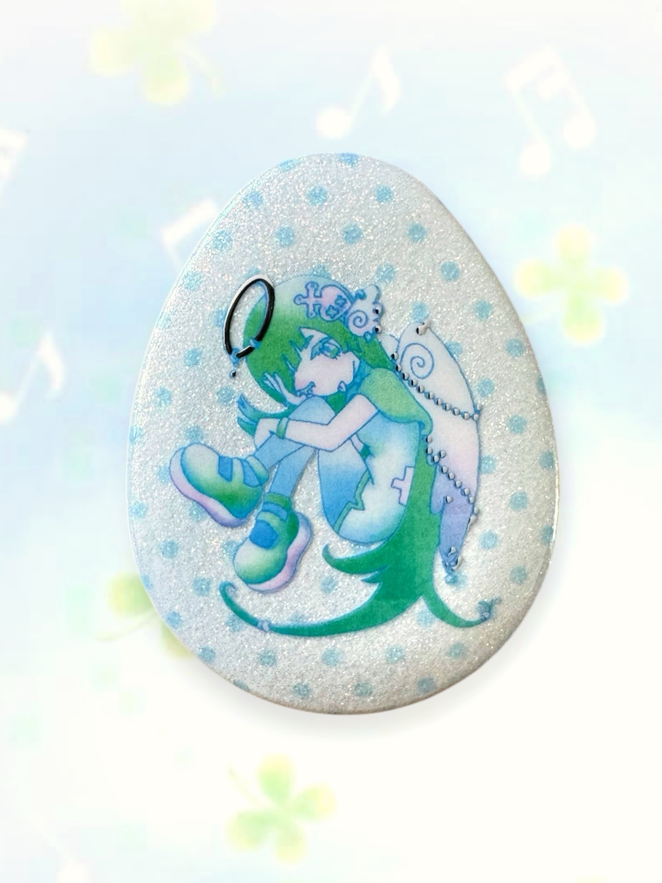 Lonely Angel - Egg Badge